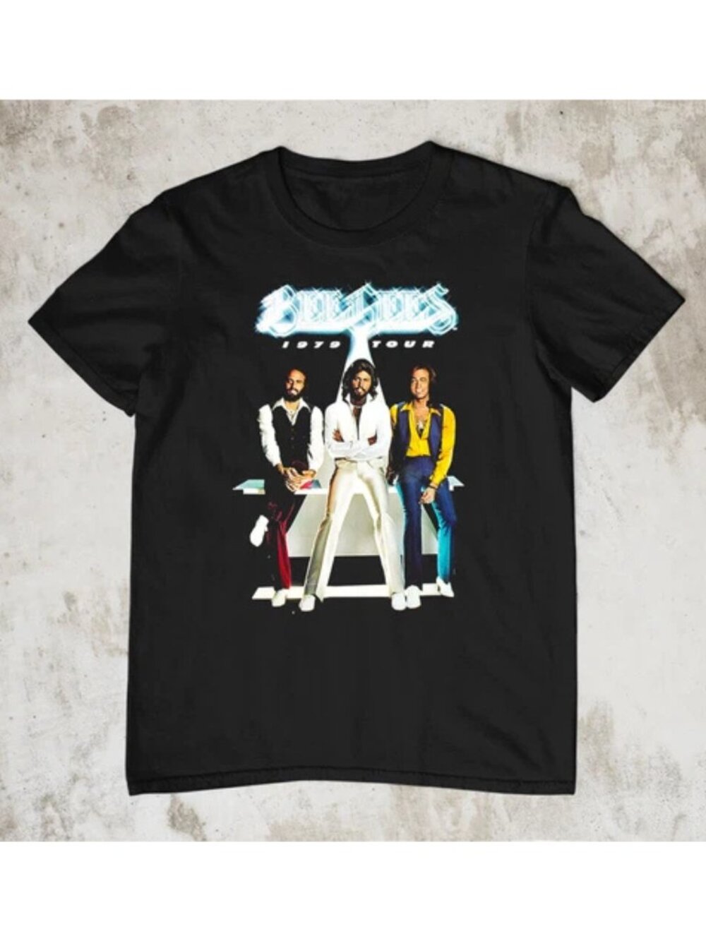 Bee Gees The Album Graphic T-Shirt Heavy Music Fan Tee